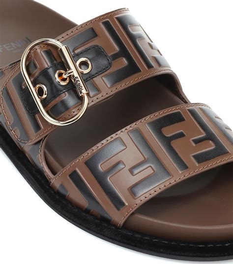 fendi blue sandals|fendi birkenstock style sandals.